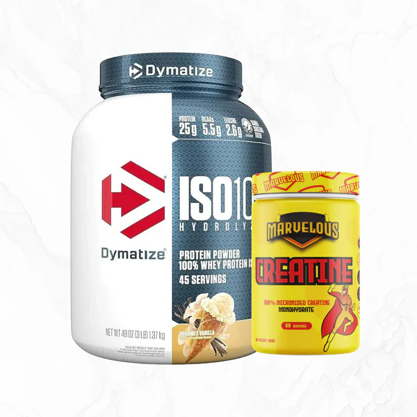 Dymatize ISO 100 + Marvelous Creatine Bundle