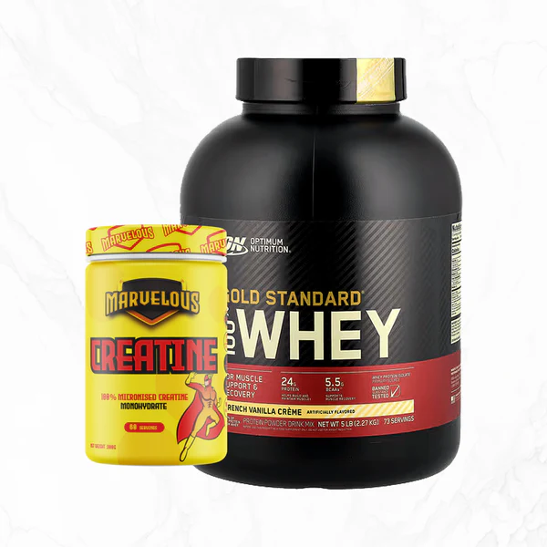 Gold Standard Whey + Marvelous Creatine Bundle